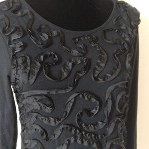 Cable & Cable black ribbon design shirt